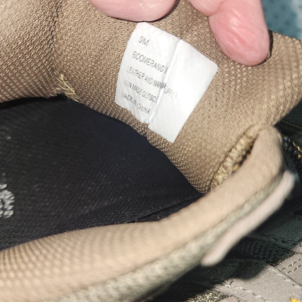 NEVADOS EUC MENS SIZE 9M BOOMERANG II LOW HIKING BROWN OLIVE SHOES - Picture 5 of 11